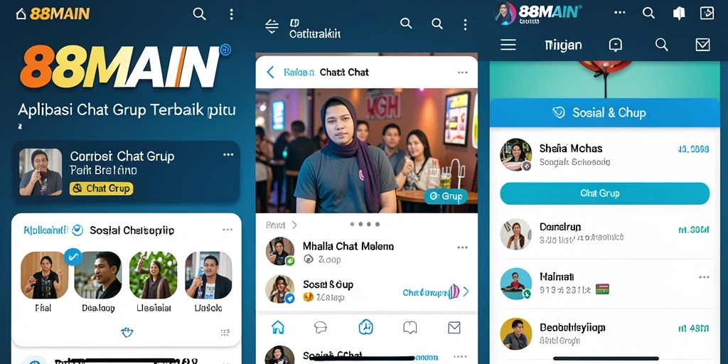 Antarmuka aplikasi 88MAIN yang intuitif dan mudah digunakan.