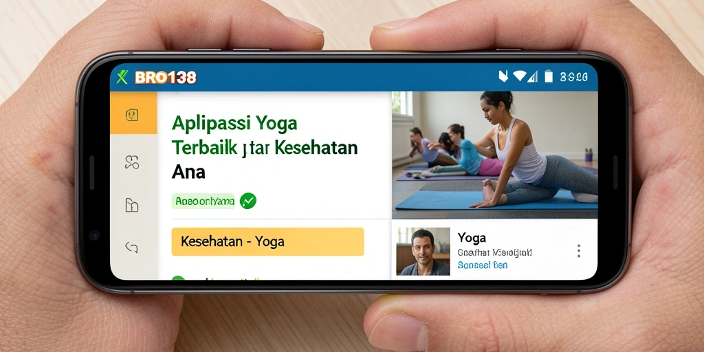 Tampilan antarmuka aplikasi Yoga BRO138 yang intuitif dan fungsional.