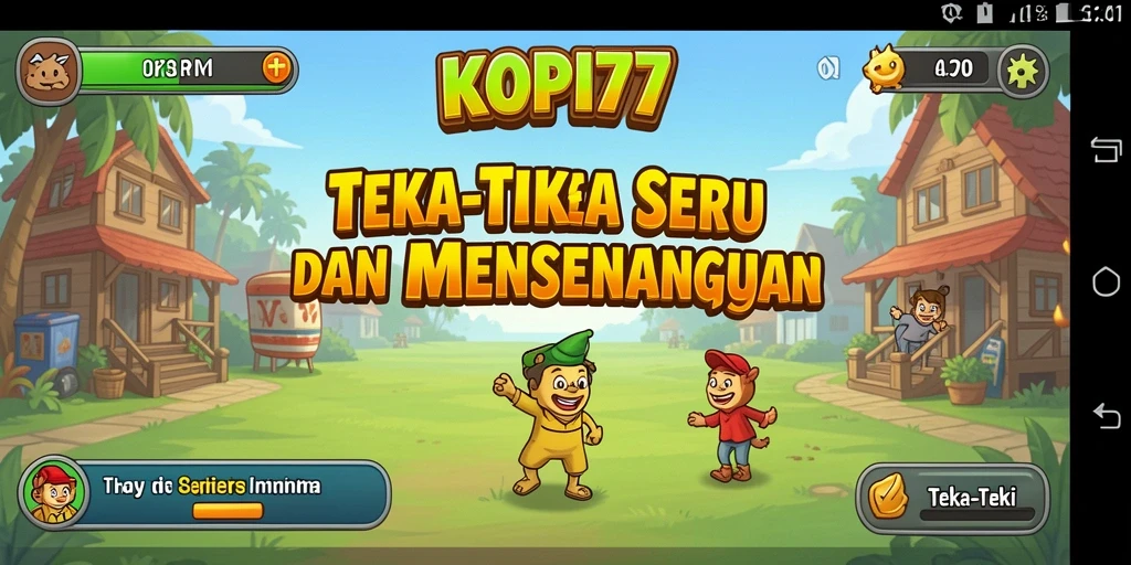 Tampilan antarmuka permainan KOPI77 yang menarik dan interaktif.