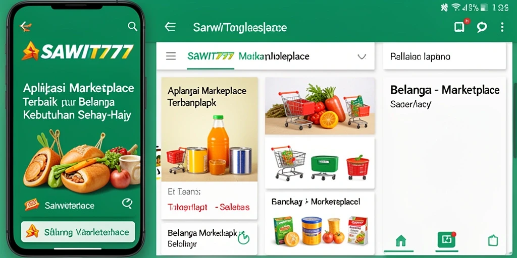 Tampilan antarmuka aplikasi SAWIT777 yang menarik dan mudah digunakan.