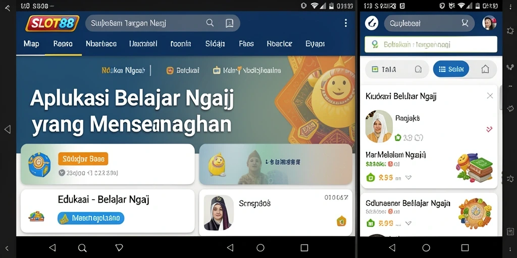 Tampilan antarmuka SLOT88 untuk Belajar Ngaji yang menarik dan interaktif.