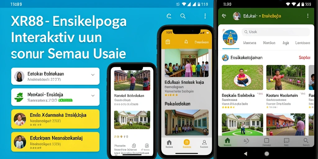 Antarmuka pengguna XR88 yang menarik dan informatif.