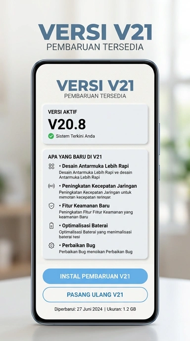 Riwayat Versi v21 untuk Pengguna Android
